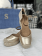 Gold espadrilles A35 353 - thumbnail 1
