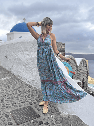 Janvi dress turqoise 5