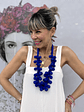Grapes blue necklace - thumbnail 1
