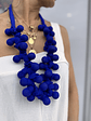 Grapes blue necklace - thumbnail 2
