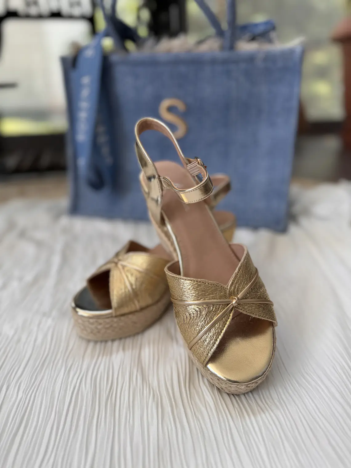 Pedila Gold espadrilles 32016 1
