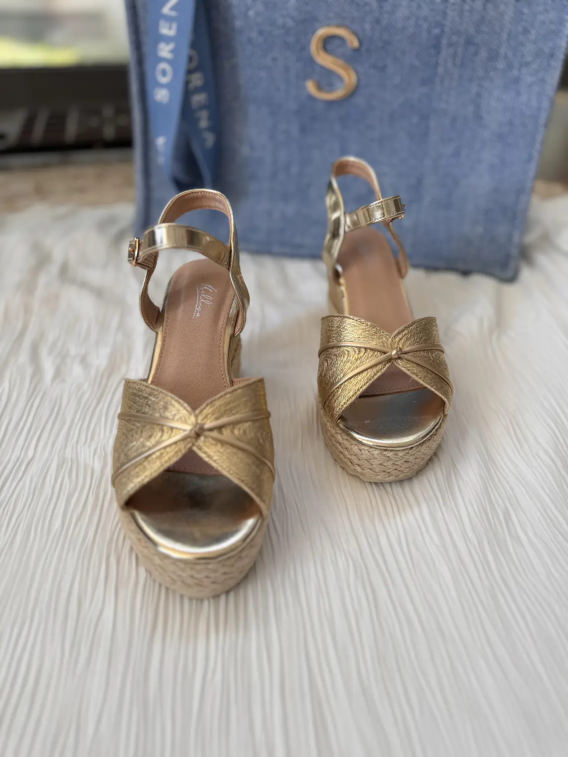 Pedila Gold espadrilles 32016 3