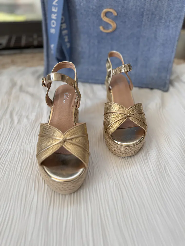 Pedila Gold espadrilles 32016 3