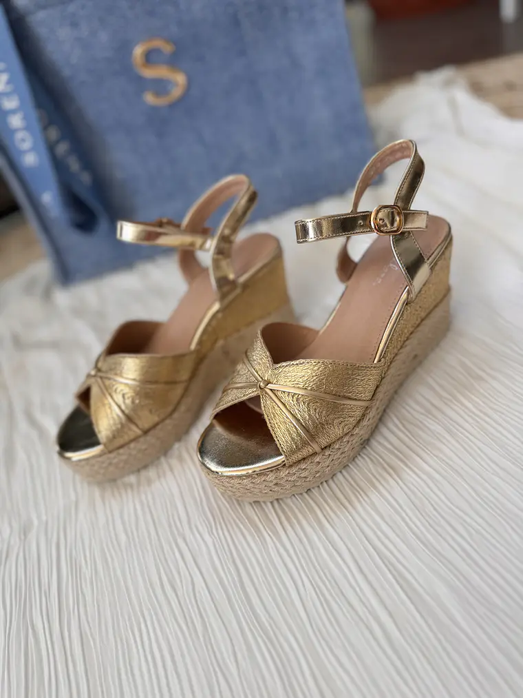 Pedila Gold espadrilles 32016 4