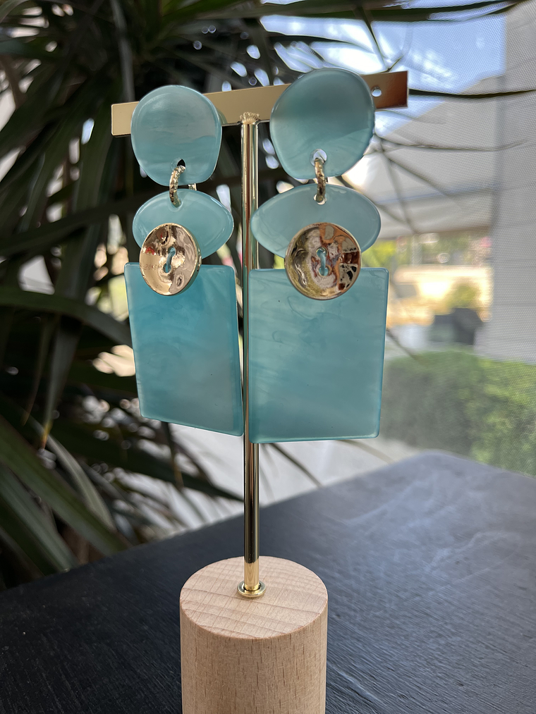 Blue Corazon earrings    1