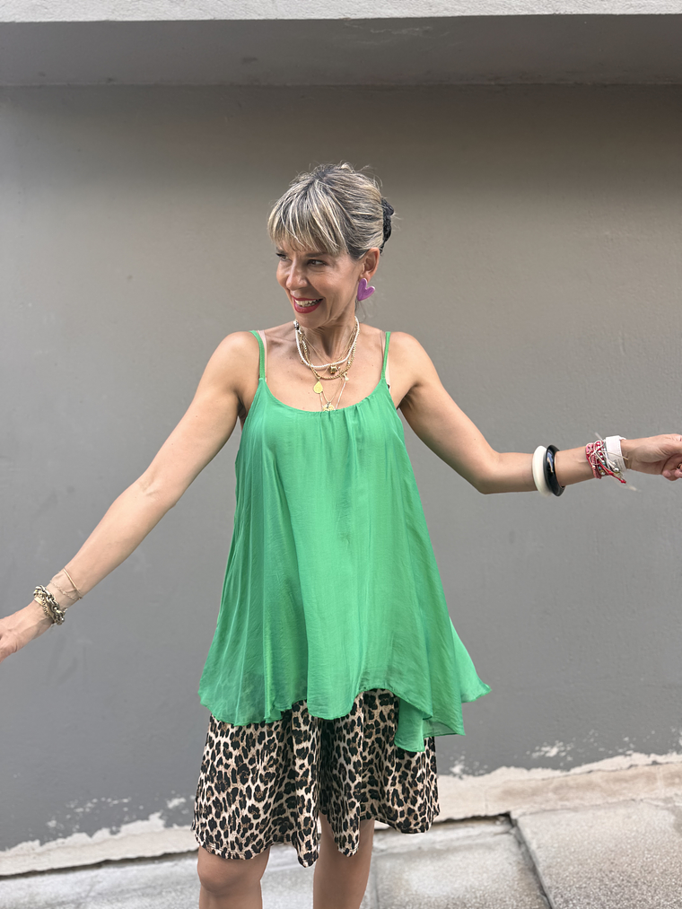 1729 Blouse green  4