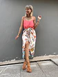 Emilia sarong skirt white/orange 1 - thumbnail 3