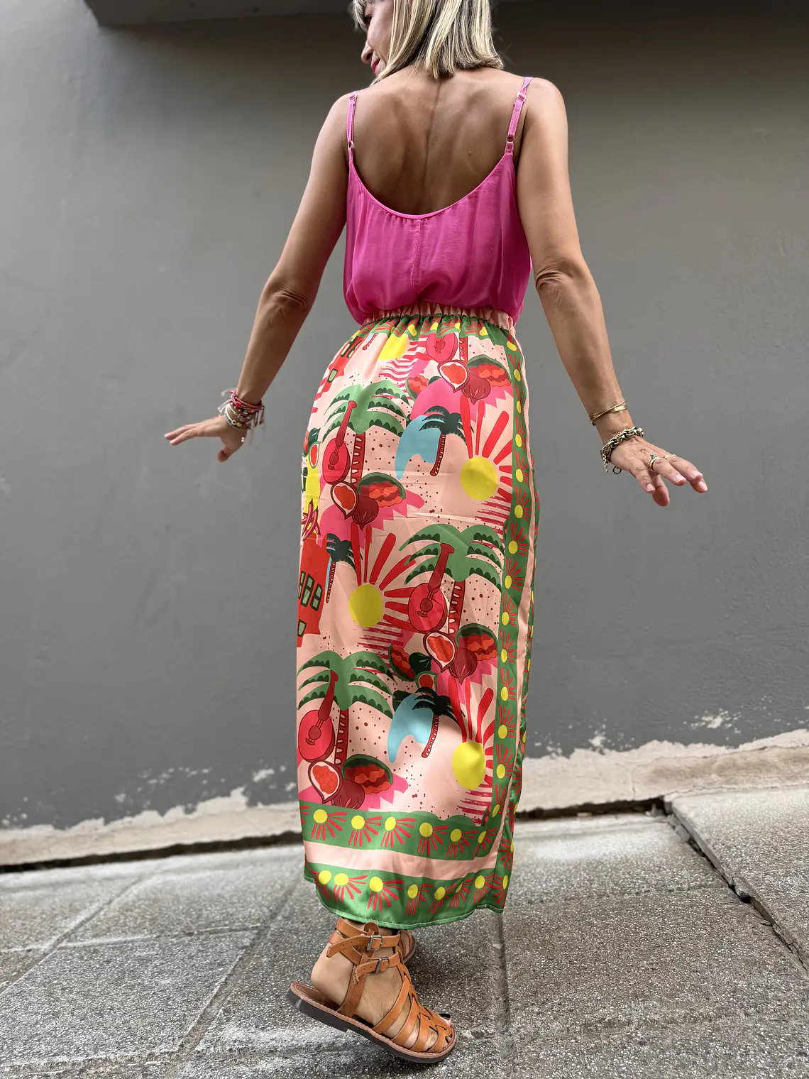 Emilia sarong skirt somon 3 2