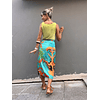 Renata sarong skirt turquoise 