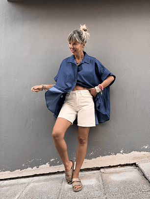 White Jean Shorts  MI 350 4