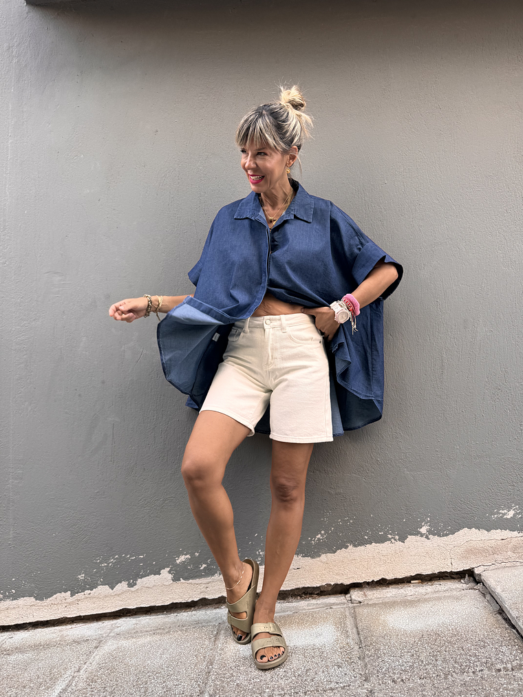 White Jean Shorts  MI 350 4 2