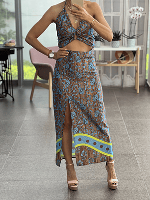 petite 56 satin cutout brown dress  