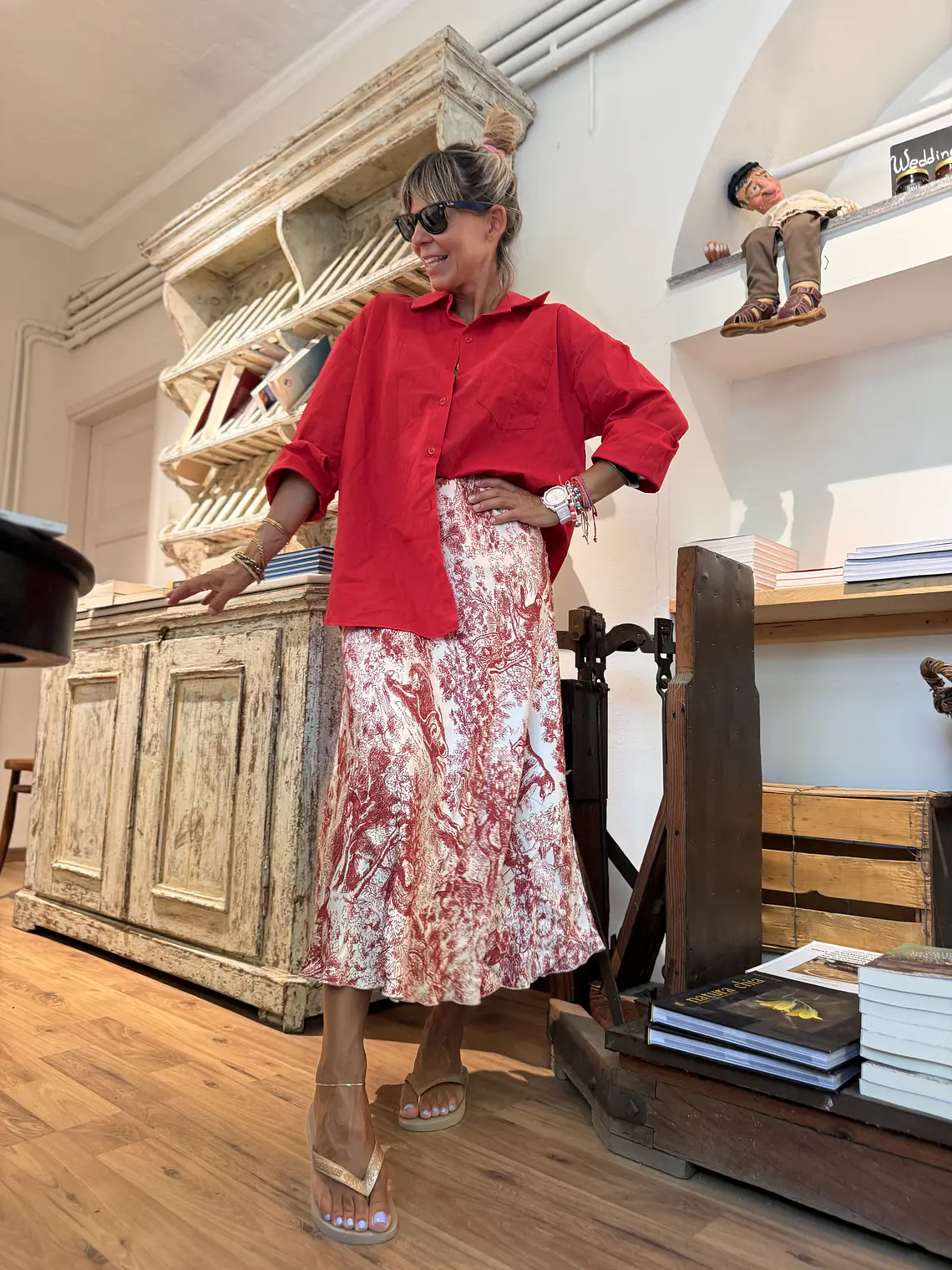 Skirt L5029 red 1