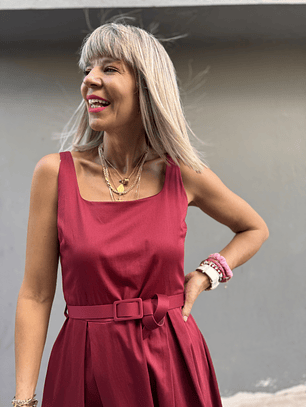 24185 Audrey dress Wine