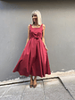 24185 Audrey dress Wine - thumbnail 3