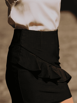 Dark Ruffle Skirt