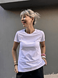 White  basic t shirt 03581 - - thumbnail 1