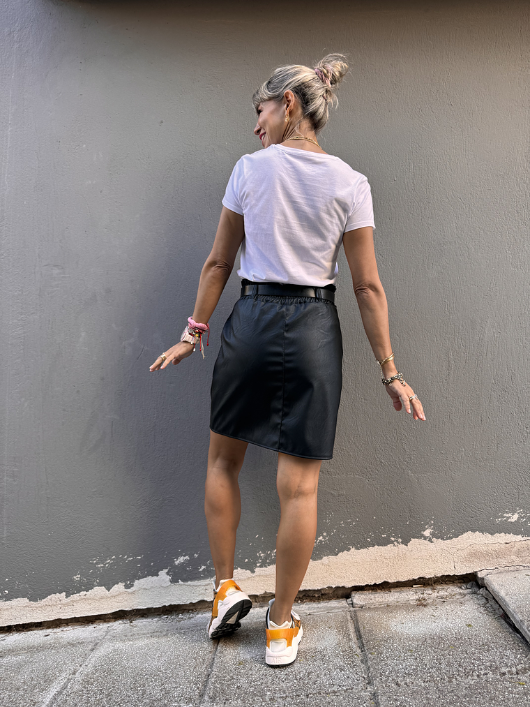 White  basic t shirt 03581 - 4