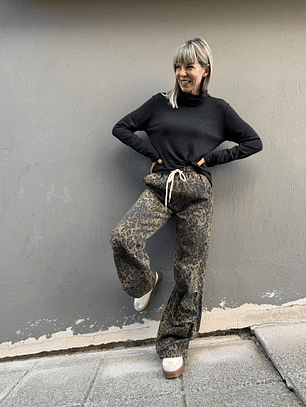 Cargo Leopar Jeans SU685