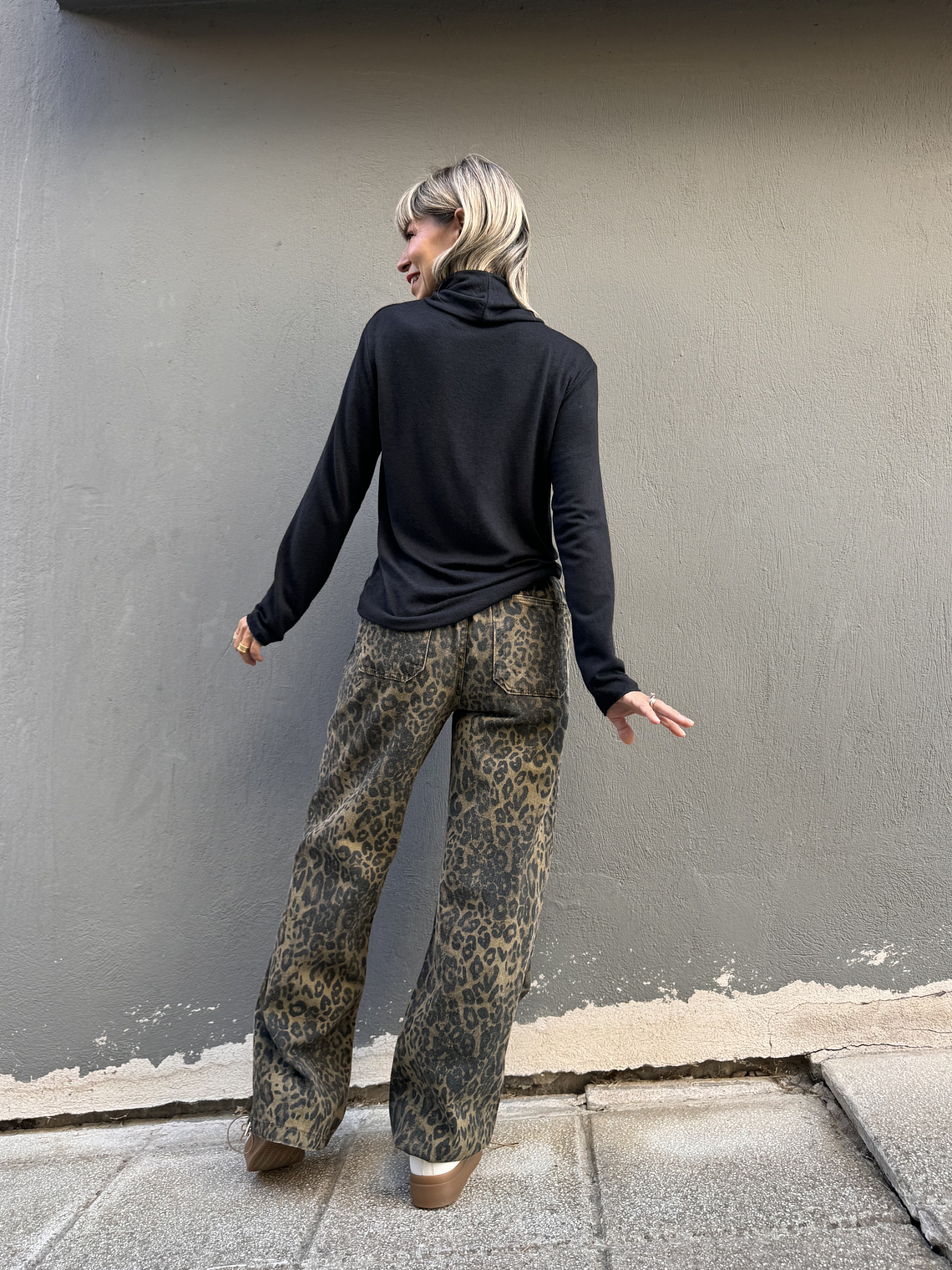 Cargo Leopar Jeans SU685 2