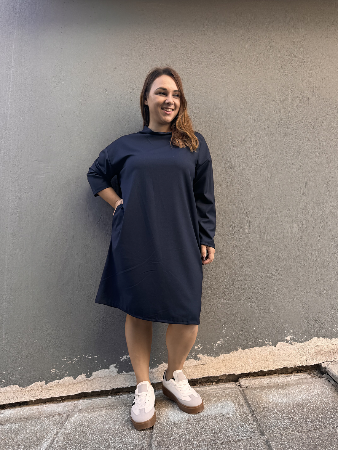 Leila blue dress  R4075  1