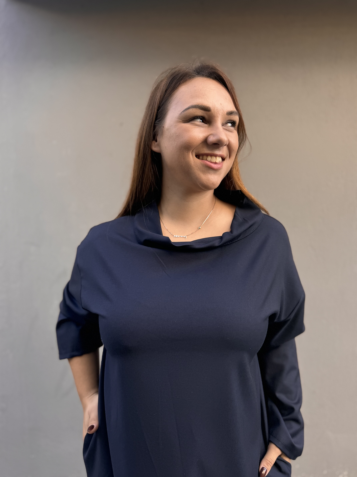 Leila blue dress  R4075  2