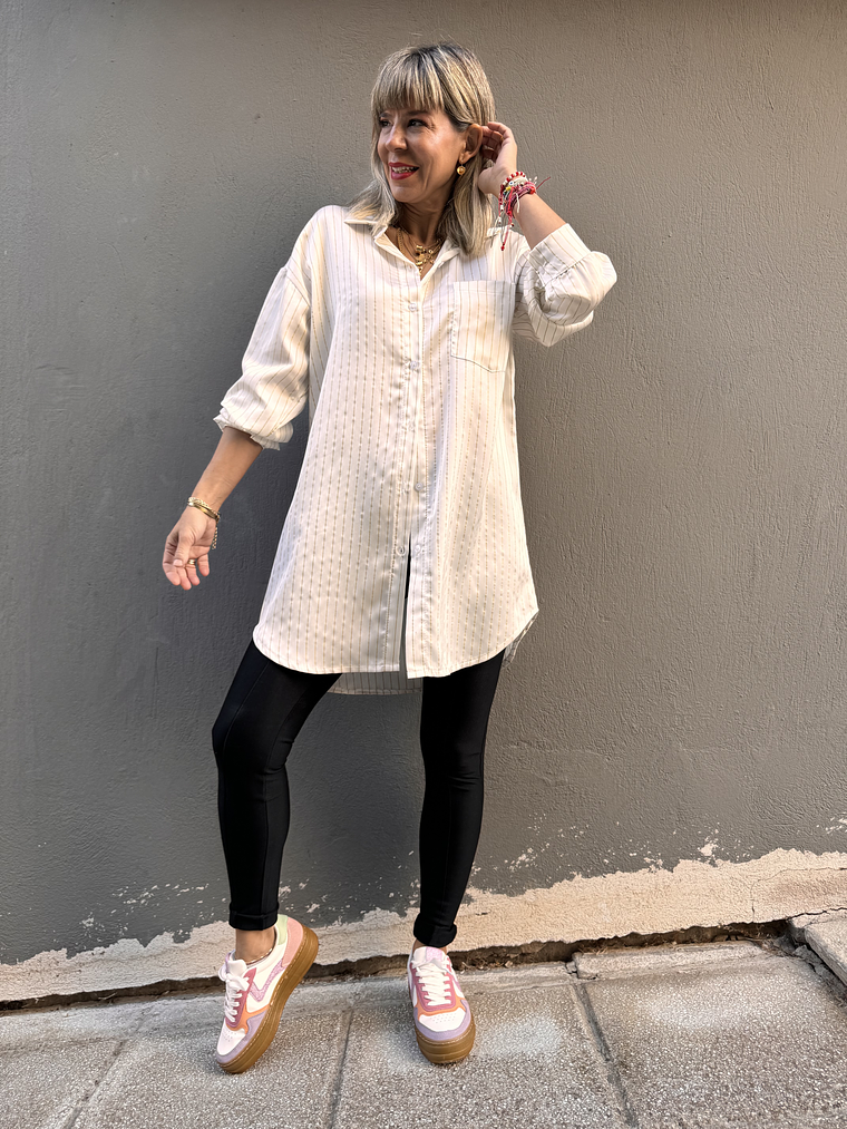 109376 Striped White Shirt  4