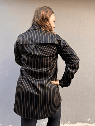 109376 Striped BLACK Shirt  
