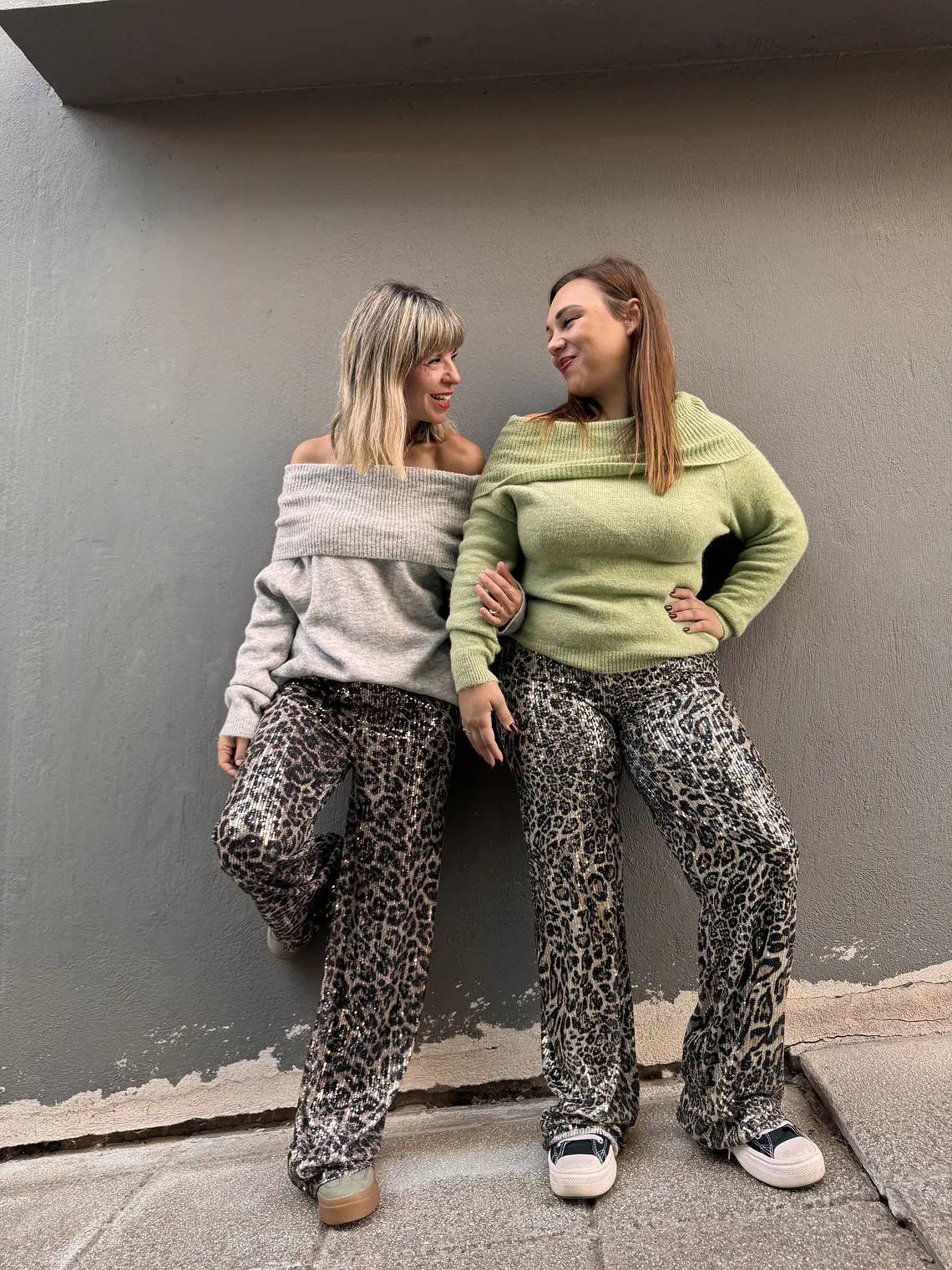 Sequinned leopar pants R2783 2