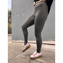 GREY Leopar legging 6861 