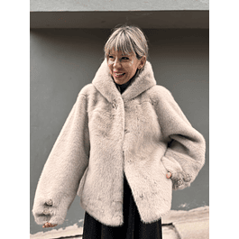  Hooded 1899 Fur strass GREY