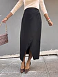 4930 Midi skirt black - thumbnail 2