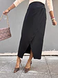 4930 Midi skirt black - thumbnail 4