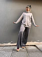 96366 velvet pants  GREY  - thumbnail 3