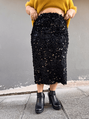 WH 366 Noel  Skirt  BLACK