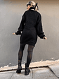 Aida sweaterdress 3820 BLACK - thumbnail 2