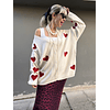 Cardigan Heart Oversized 