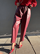 2351 Croco Wine Trousers   - thumbnail 4