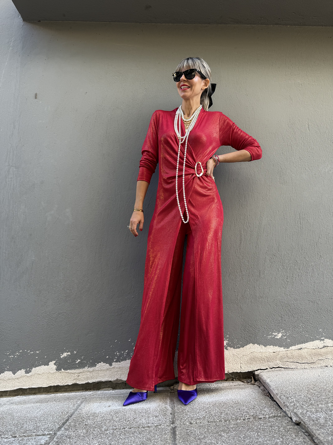 Leni jumpsuit RED 22056 2