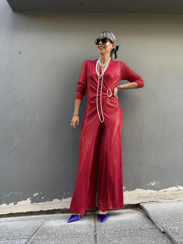 Leni jumpsuit RED 22056 2