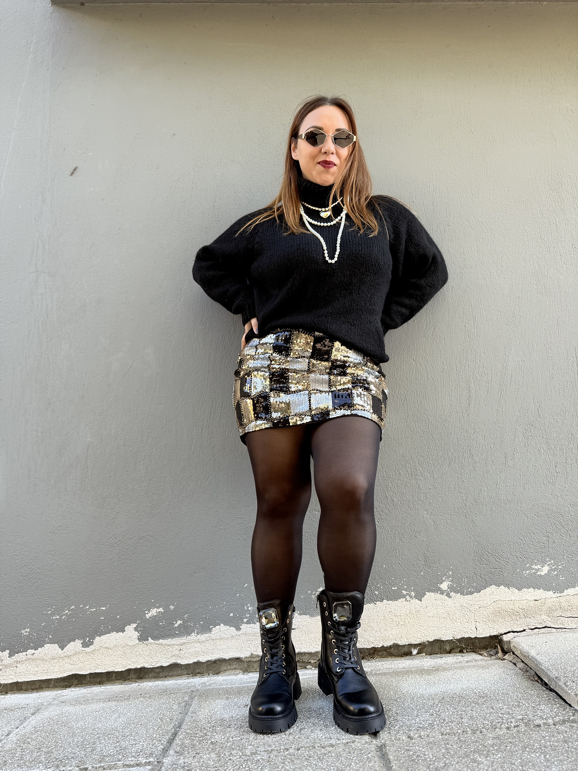 Festi sequinned skirt  3