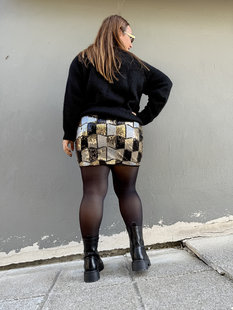 Festi sequinned skirt  4
