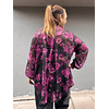 5799 Floral shirt  MAGENTA