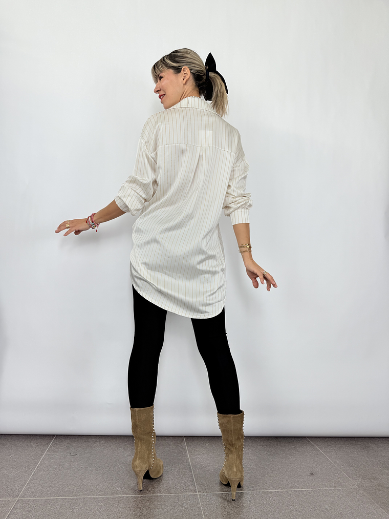 109376 Striped White Shirt  2