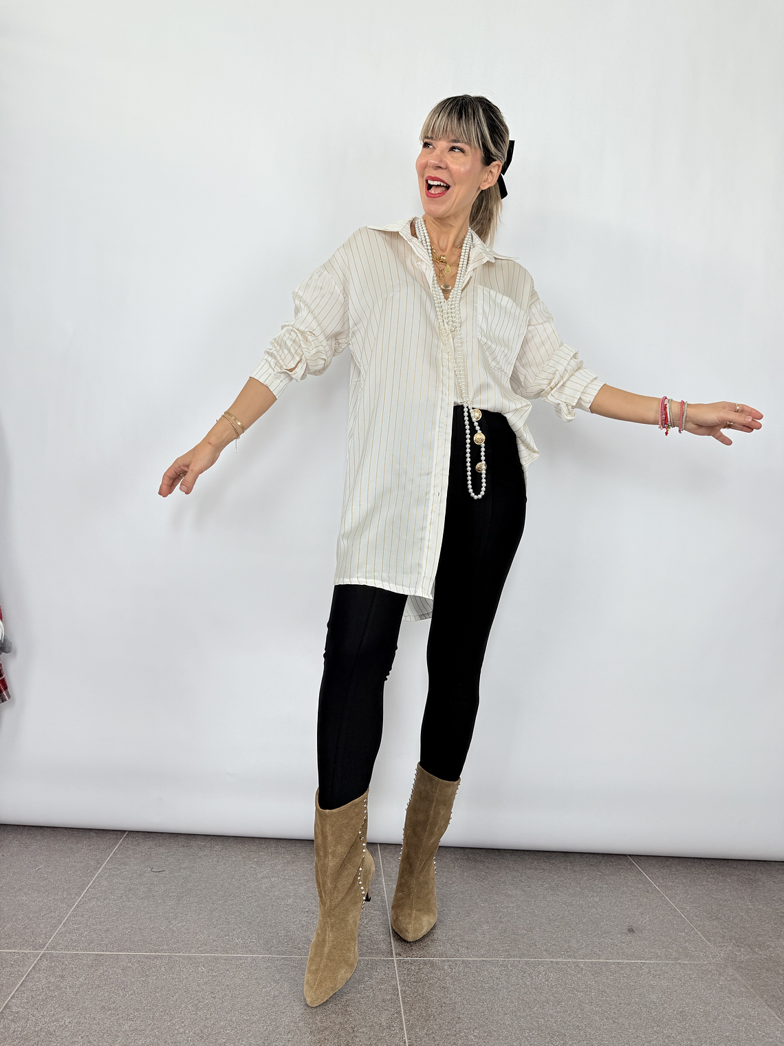 109376 Striped White Shirt  1