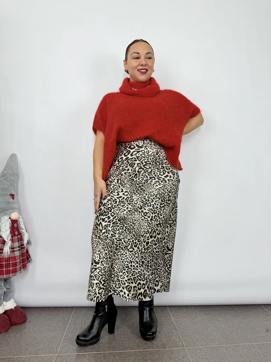 Satin leo skirt 15412-1 4