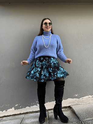 BJORK PETROL SKIRT 121224 