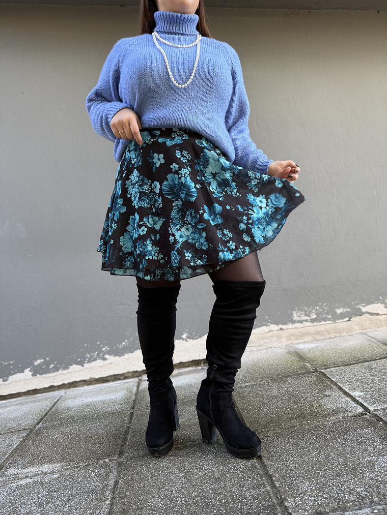 BJORK PETROL SKIRT 121224  4