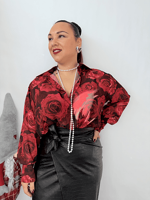 10111 Ingrid roses RED