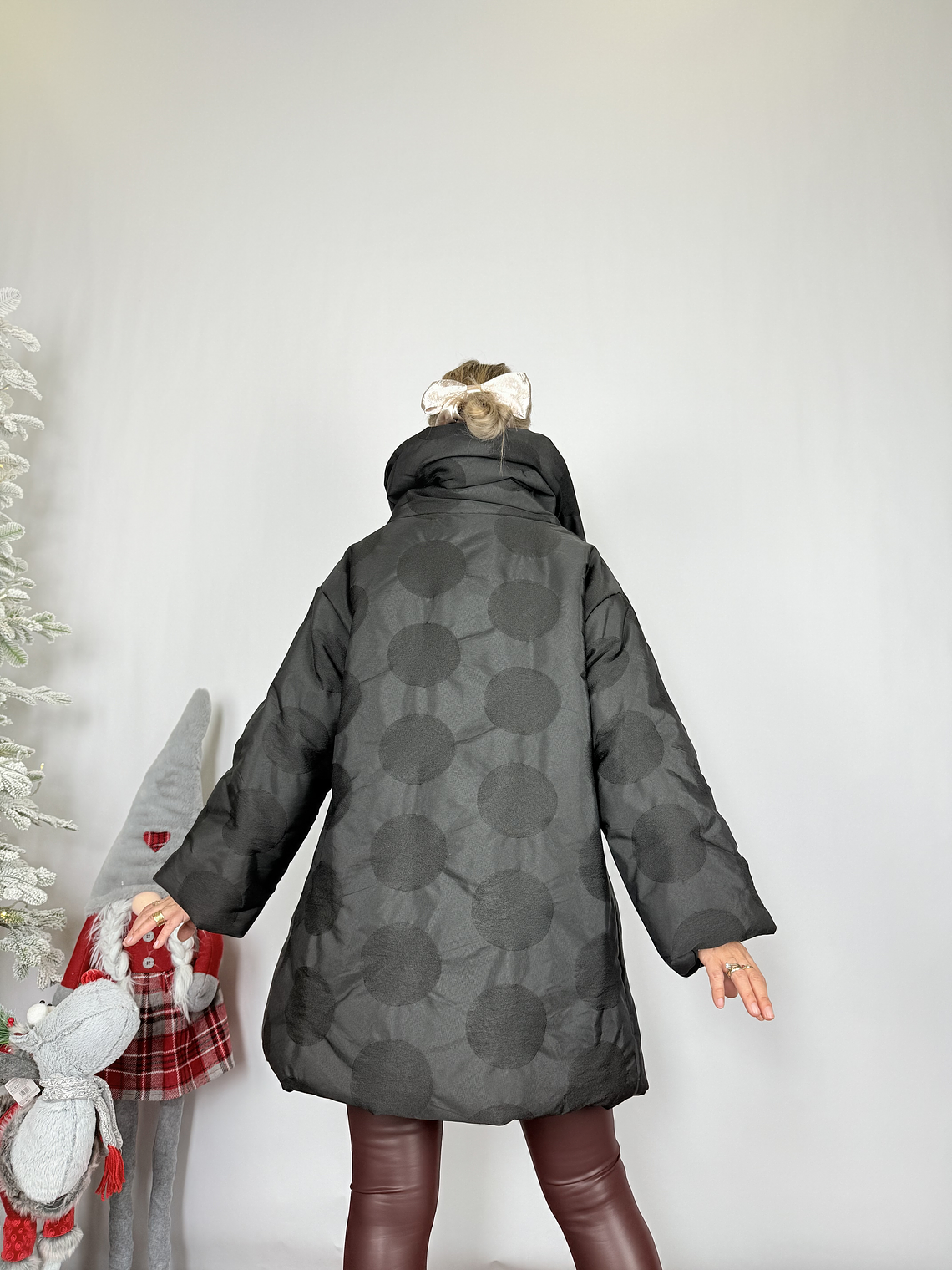 Asumi coat BLACK HL803-24 5